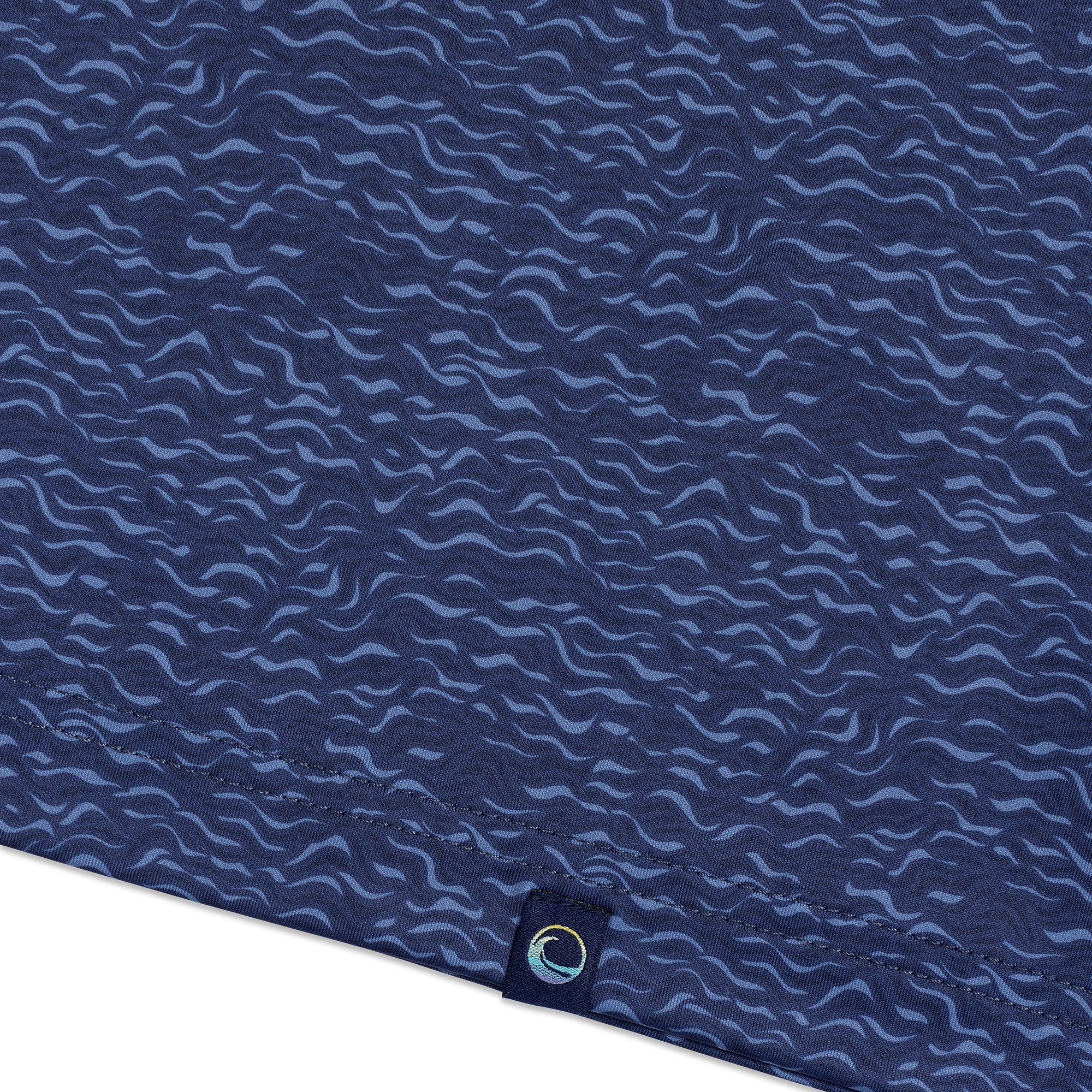 Island Polo in Multi Fish Windsurfer Blue